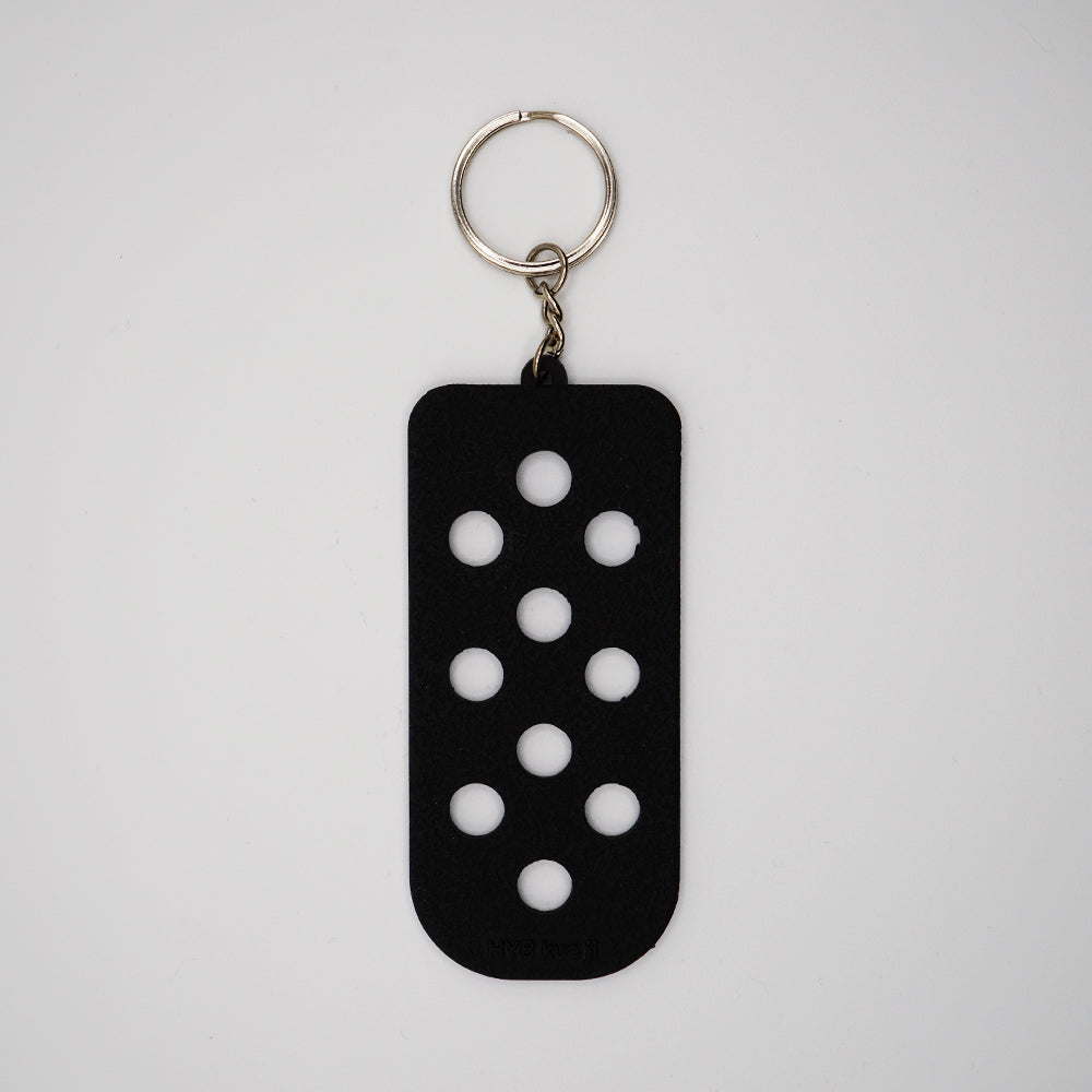 Shoe Charms Mat Keychain - Single Color