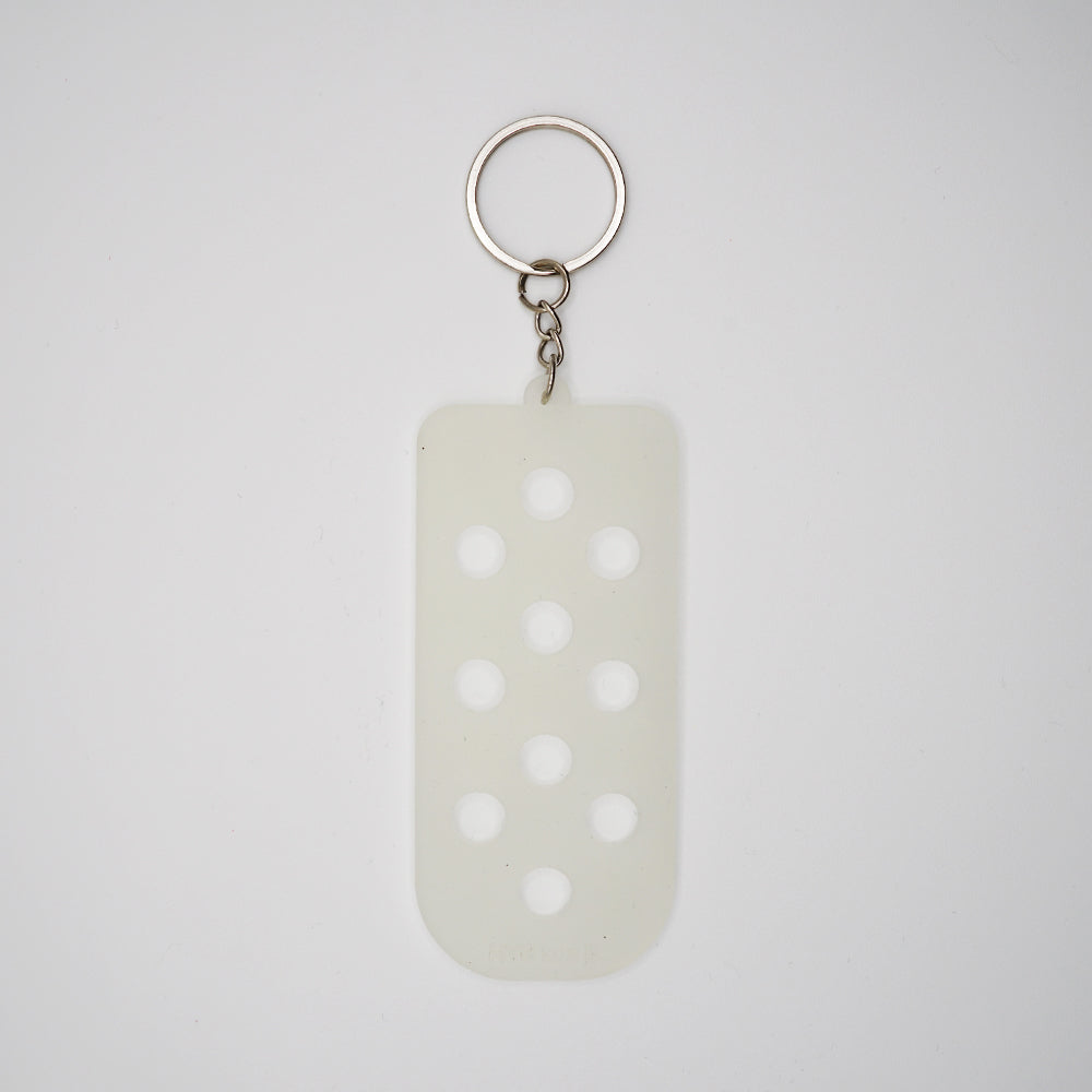 Shoe Charms Mat Keychain - Single Color