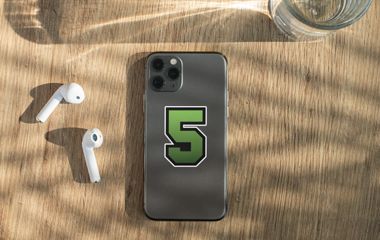 Number 0-9 Vinyl Stickers