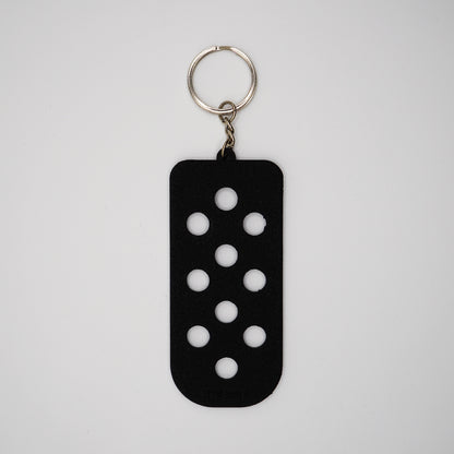 Shoe Charms Mat Keychain - Single Color