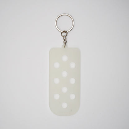 Shoe Charms Mat Keychain - Single Color