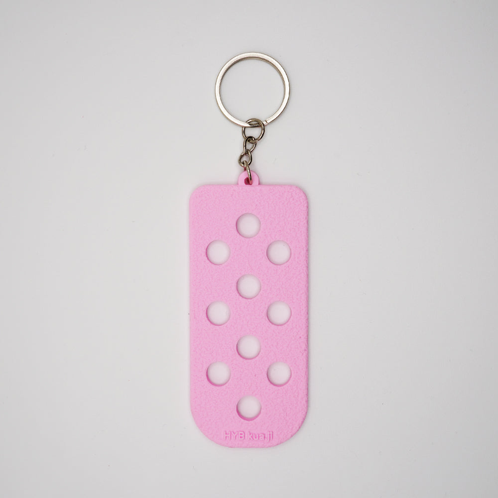 Shoe Charms Mat Keychain - Single Color
