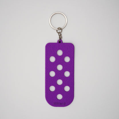 Shoe Charms Mat Keychain - Single Color