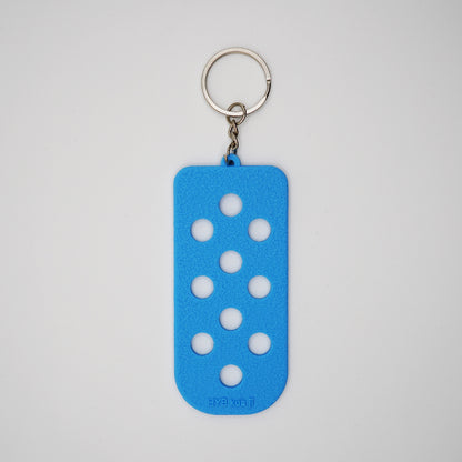 Shoe Charms Mat Keychain - Single Color