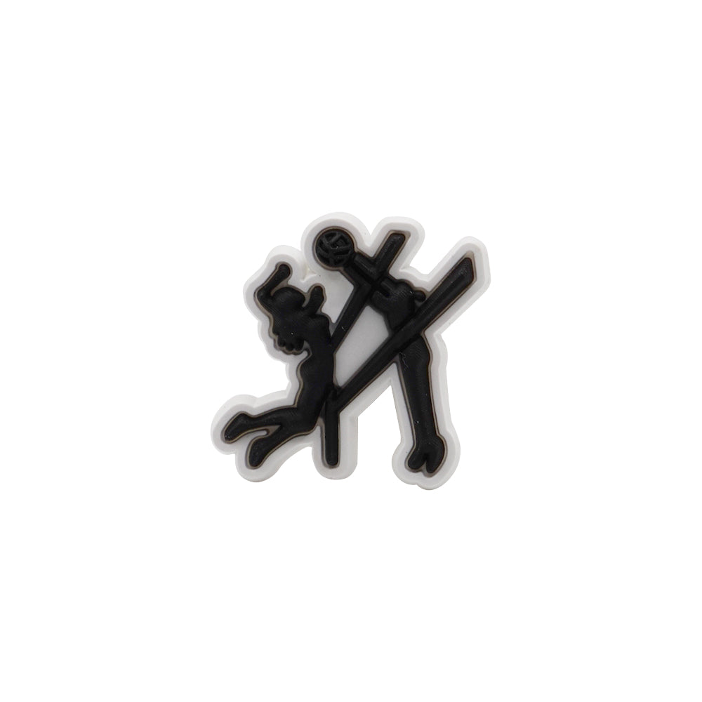 Shoe Charm - Spike and block players