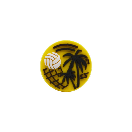 Shoe Charm - Volleyball and coconut tree