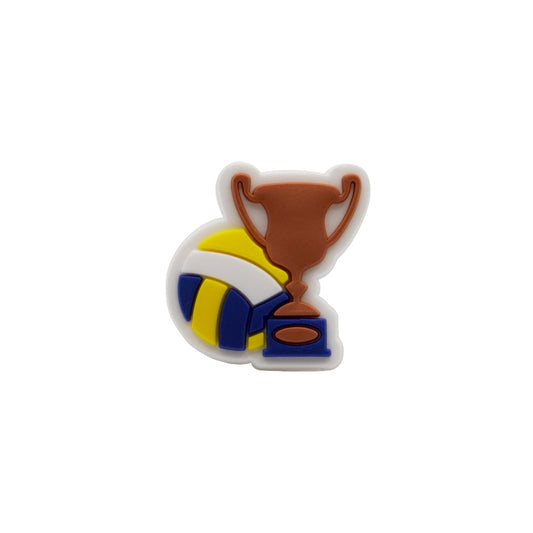 Shoe Charm - Volleyball trophy